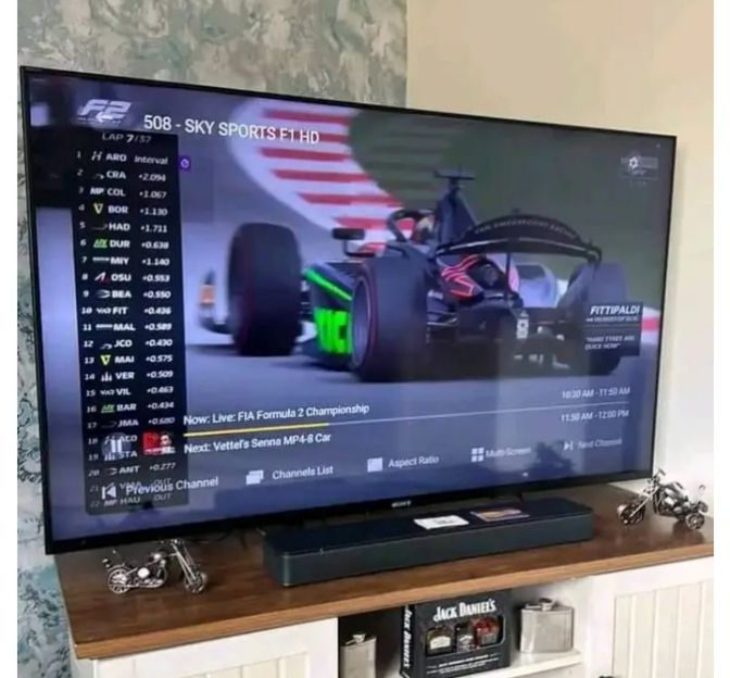 Carlos M customer review photo showing multi screen entertainment